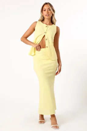 Peter Two Piece Set - Butter Yellow