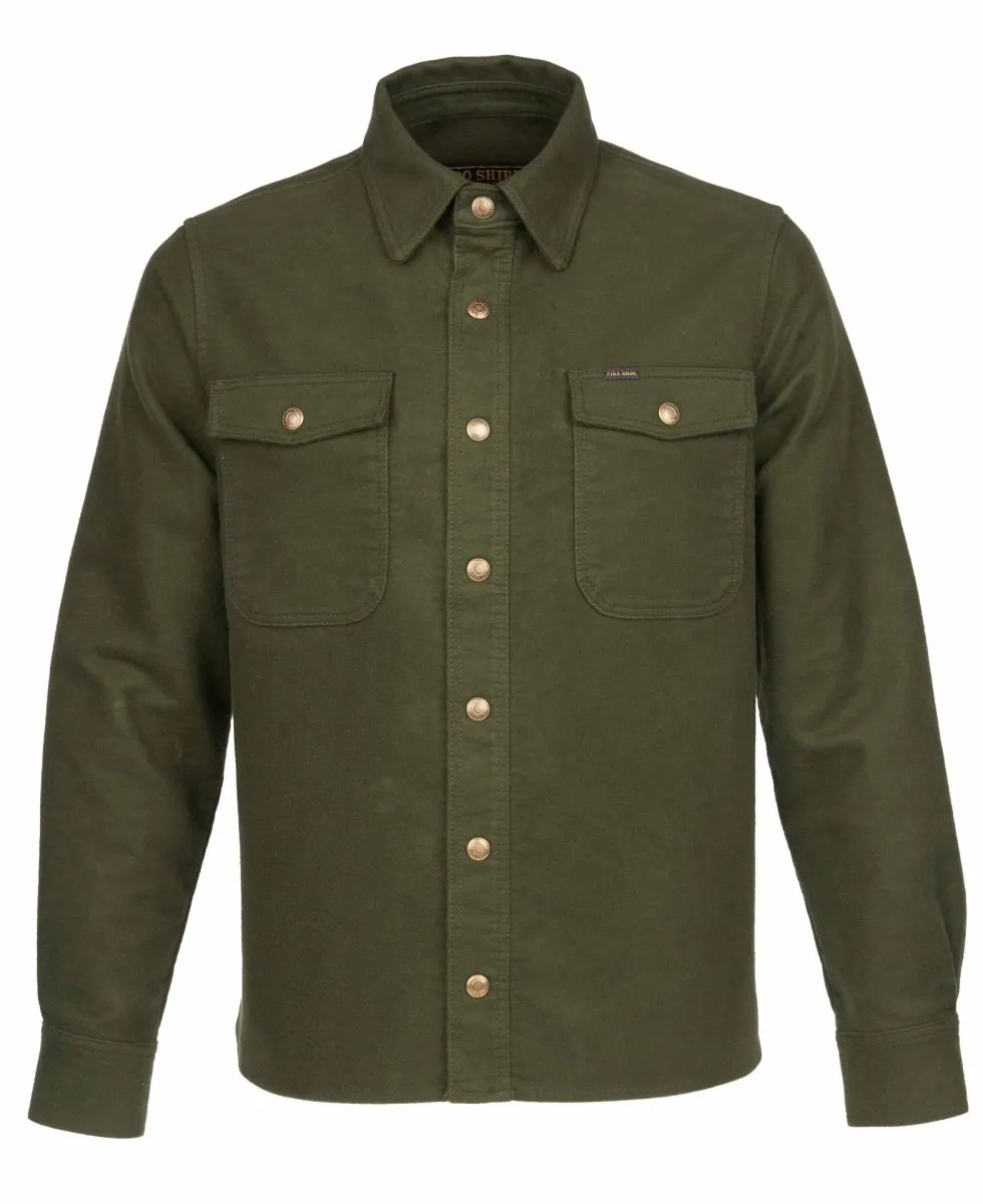 Pike Brothers 1943 CPO Shirt Moleskin Moss