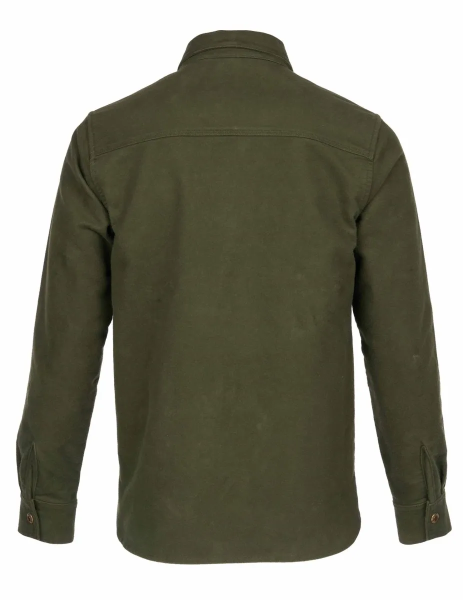 Pike Brothers 1943 CPO Shirt Moleskin Moss