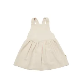 Pinafore Dress - Natural  * Pre-order