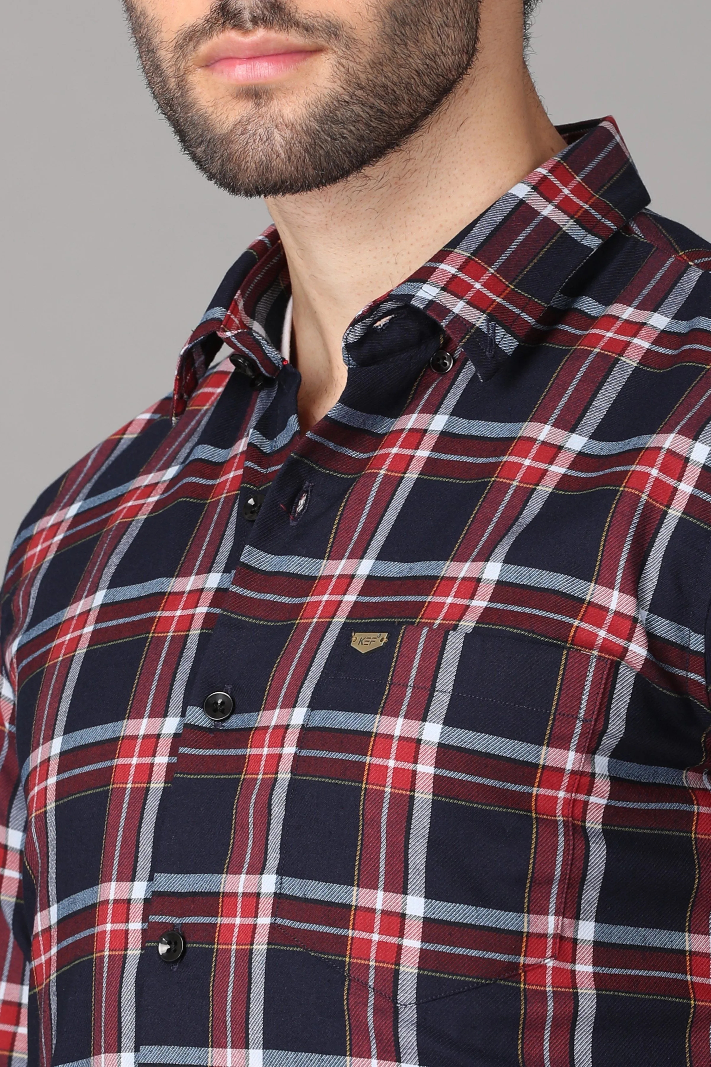 Red and Black Checks Shirt