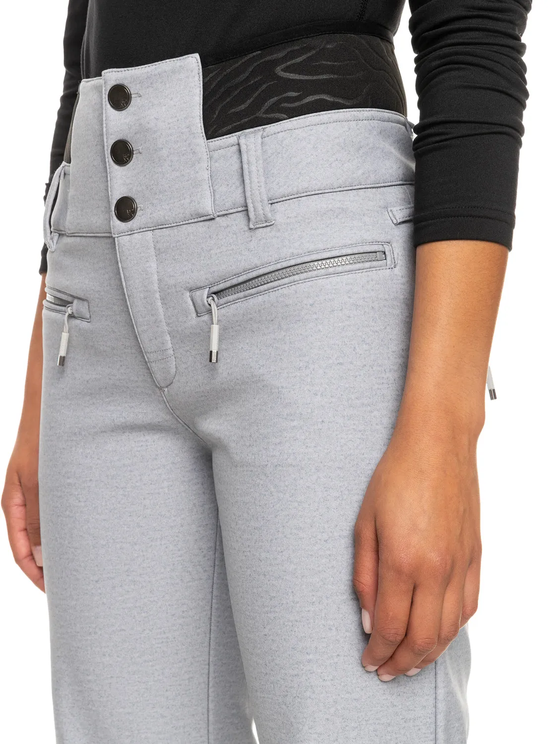 Rising High Shell Snow Pants - Heather Grey