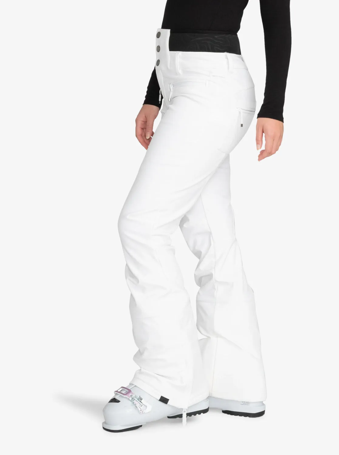 Rising High Skinny Technical Snow Pants - Bright White