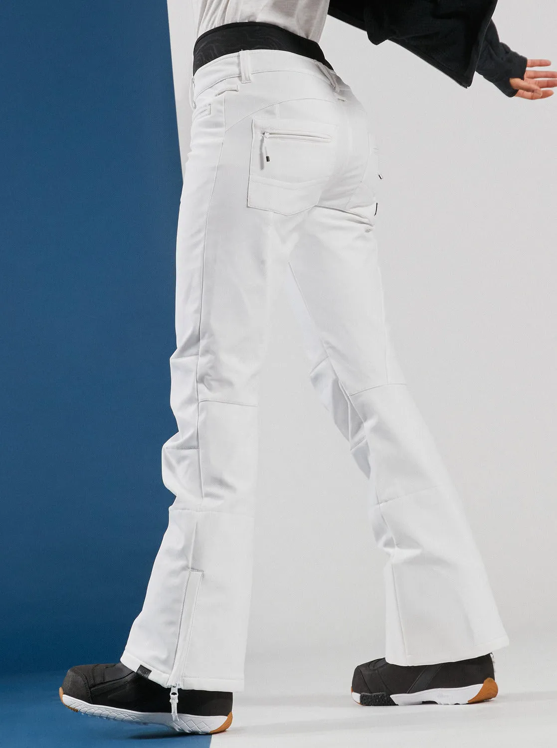 Rising High Skinny Technical Snow Pants - Bright White