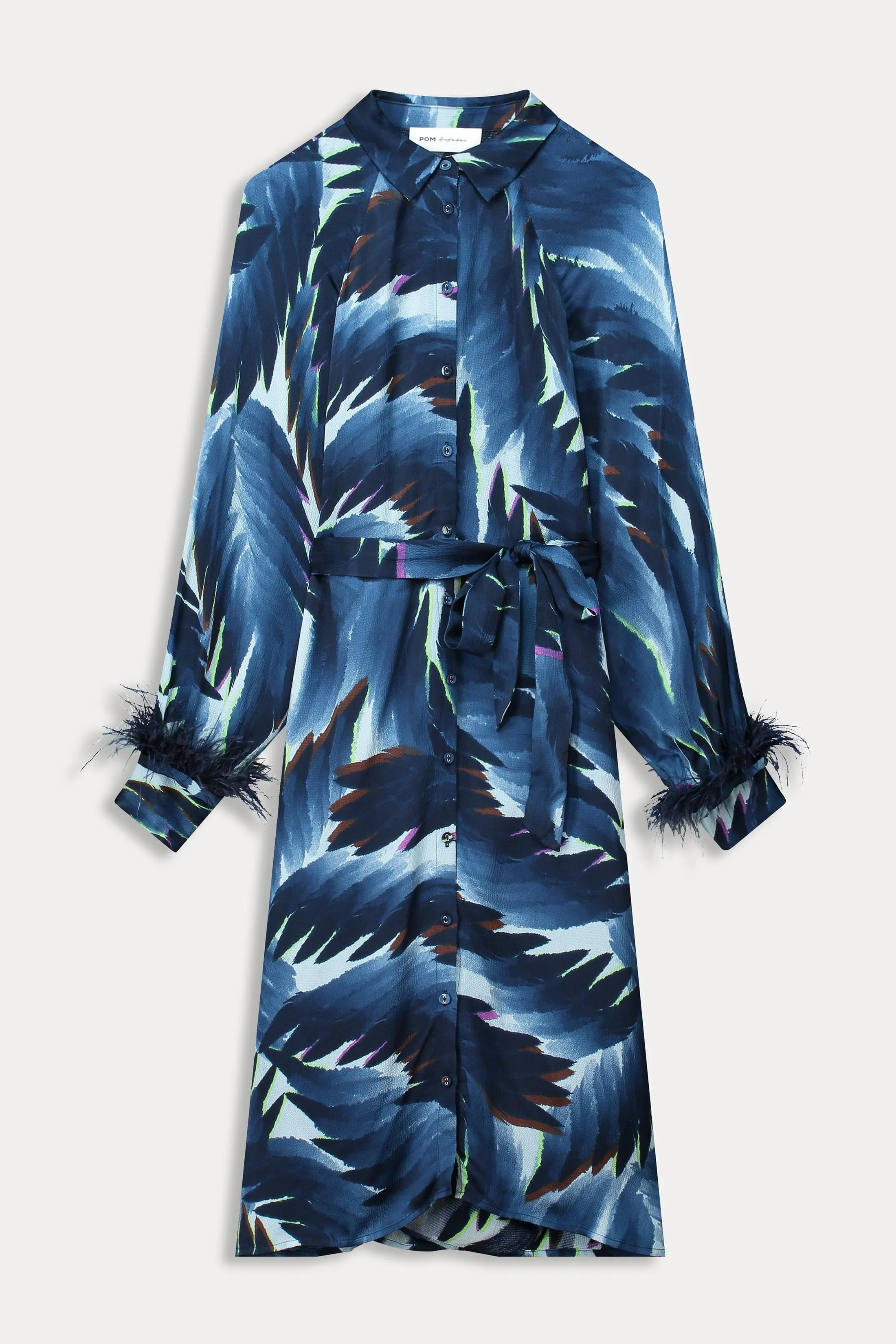 ROBE - Jada Feathers Blue