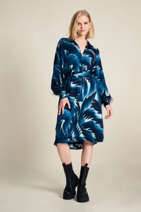 ROBE - Jada Feathers Blue