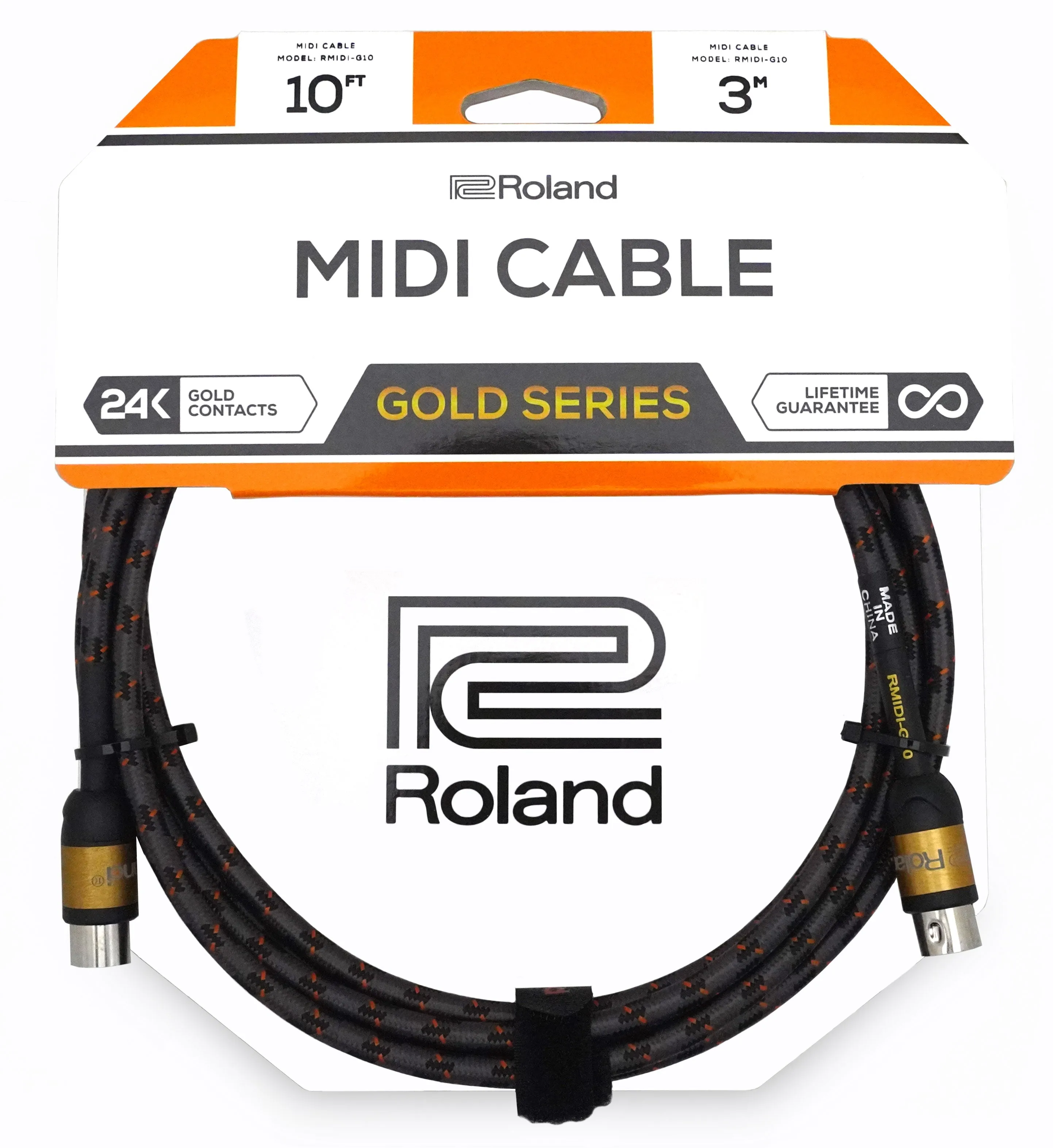 Roland Gold Series Midi Cable - 10ft