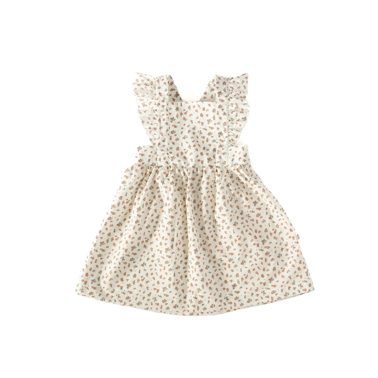 Ruffled Pinafore Dress - Josephine