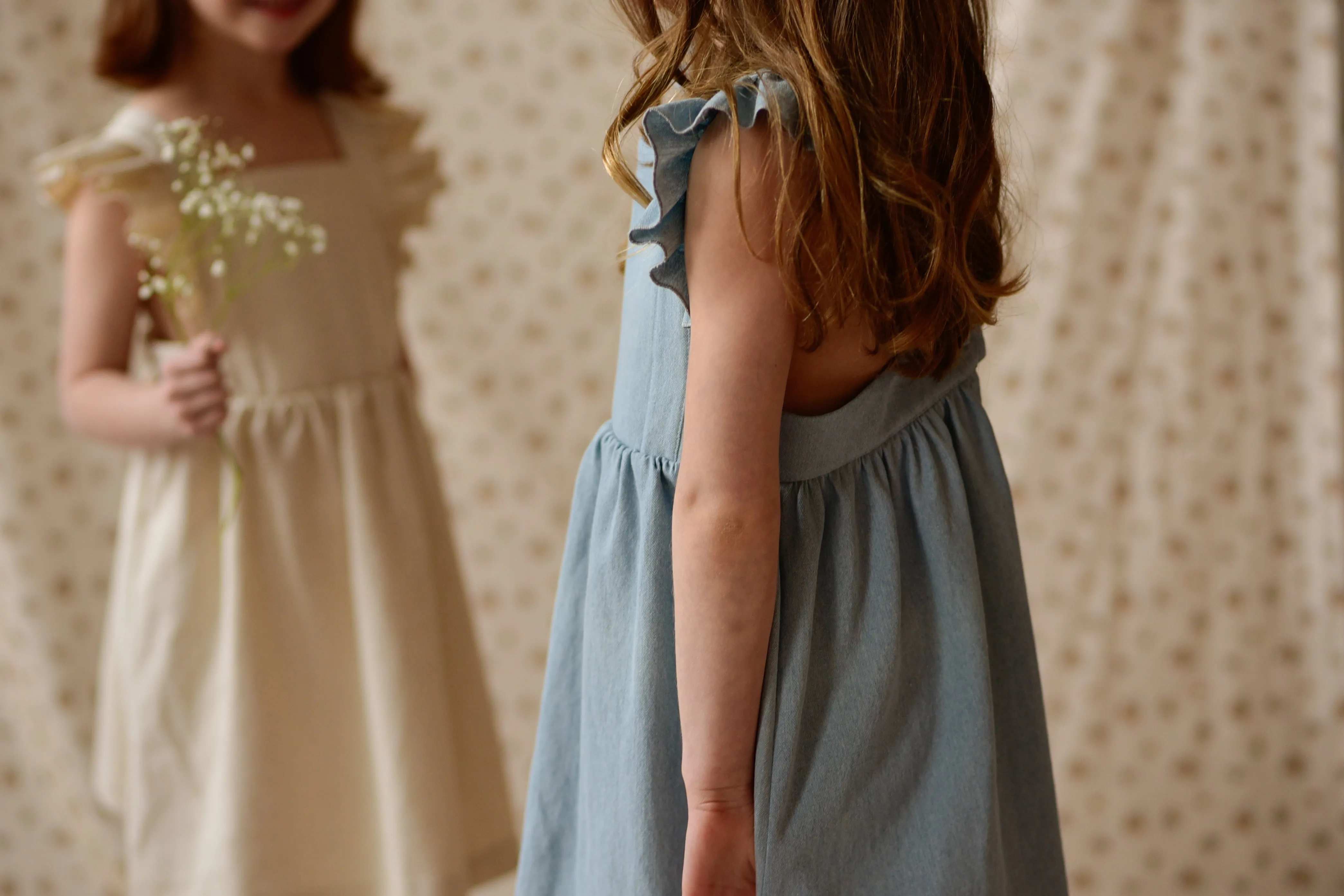 Ruffled Pinafore Dress - Josephine