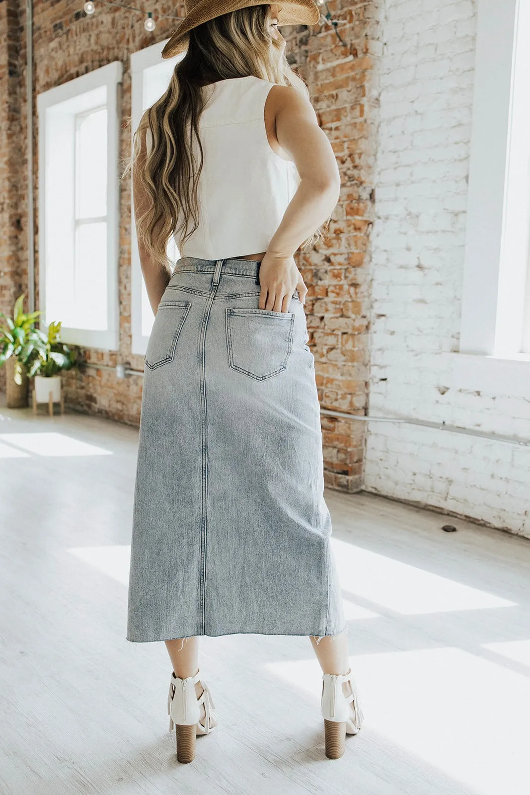 Scottsdale Denim Maxi Skirt