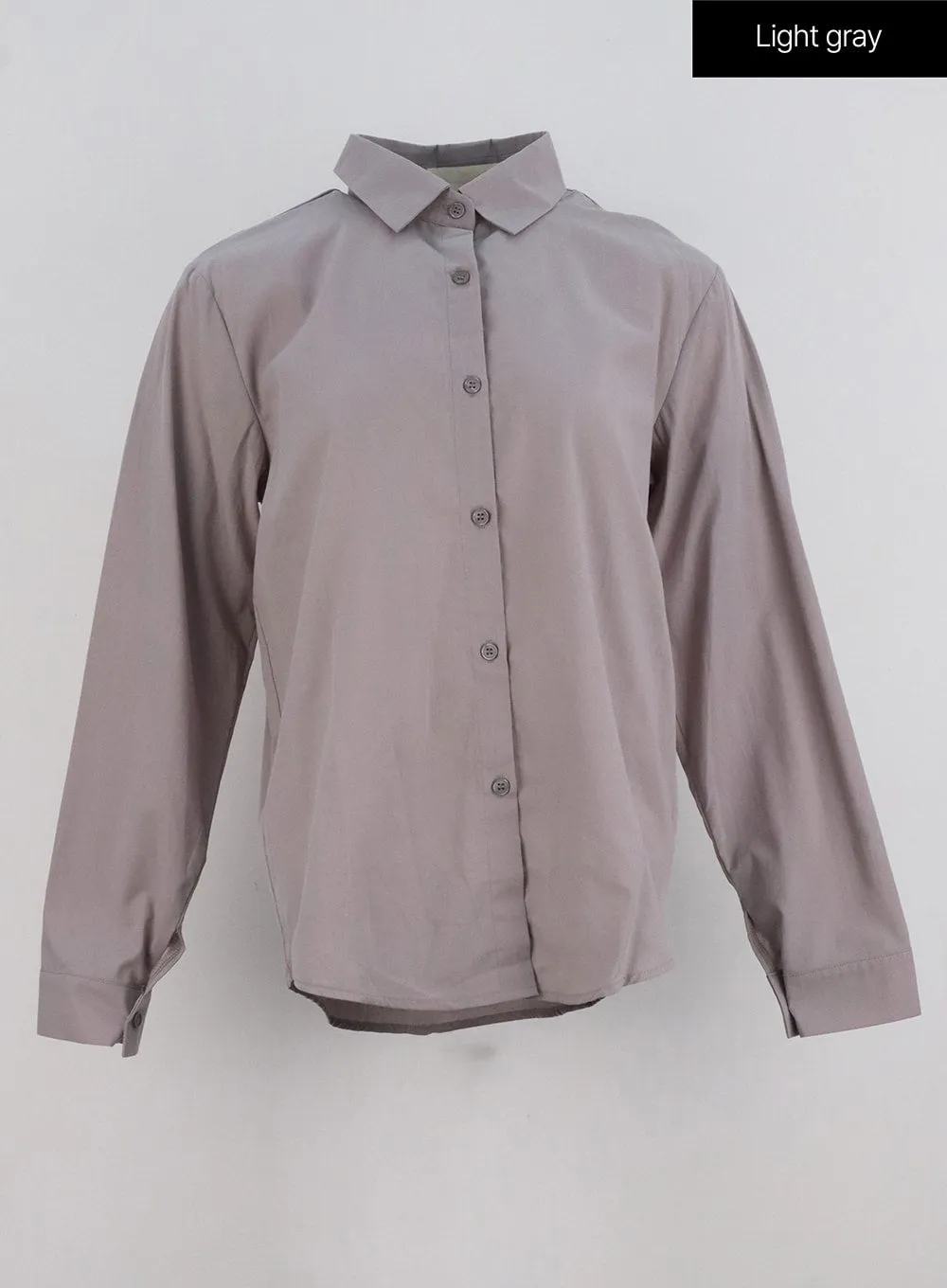 Solid Button Down Shirt IG312