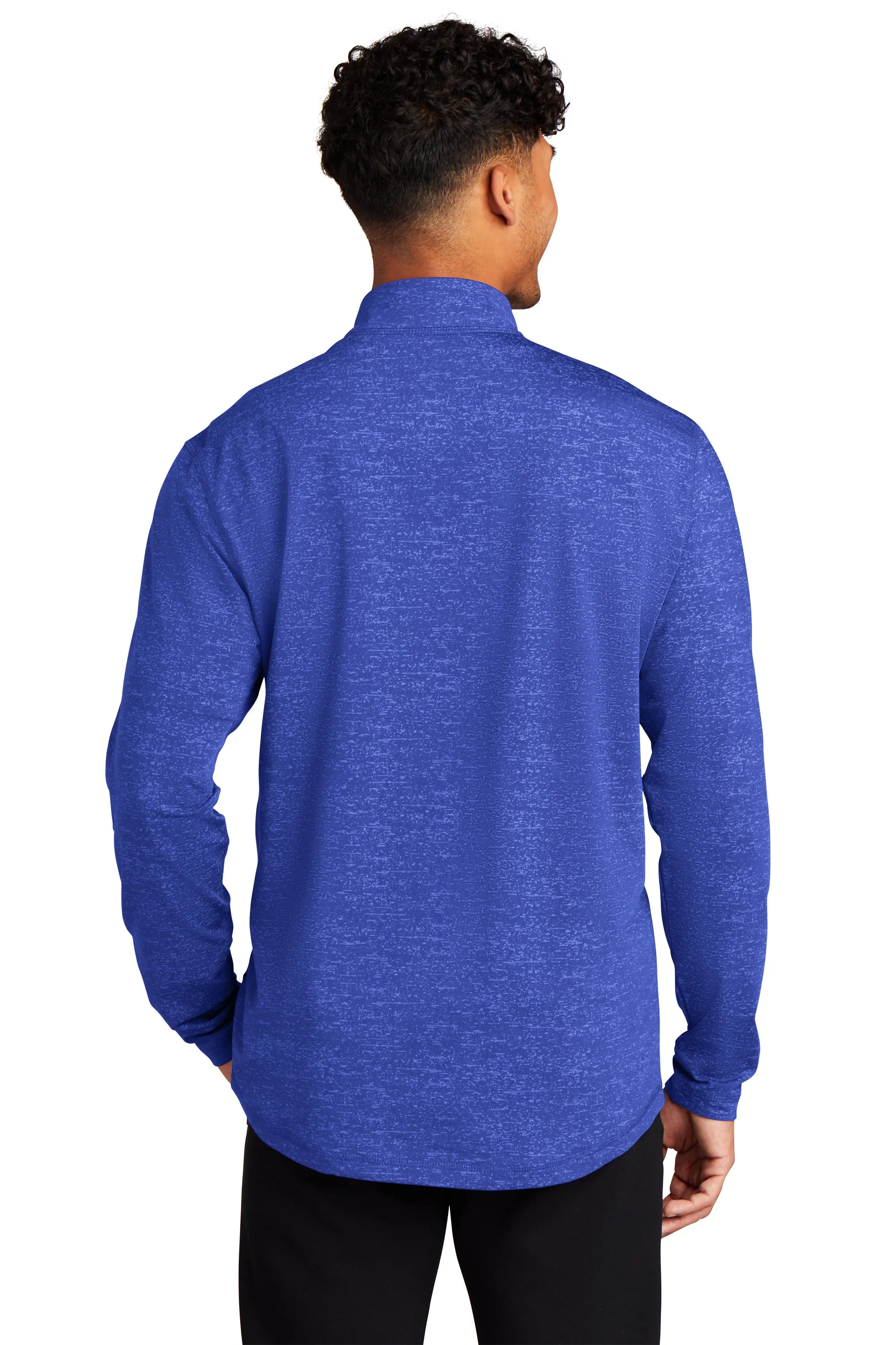 Sport-Tek ® Sport-Wick ® Stretch Reflective Heather 1/2-Zip Pullover. ST855