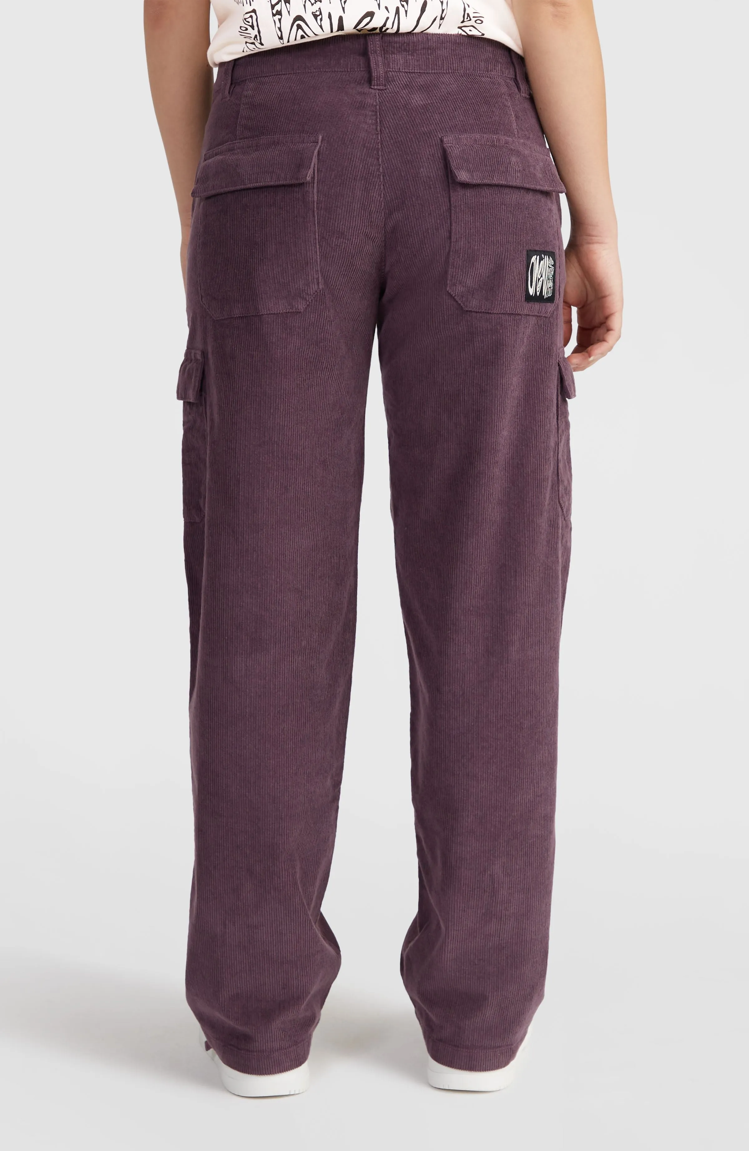 Surf Heroes Cord Cargo Pants | Mauve Miracle