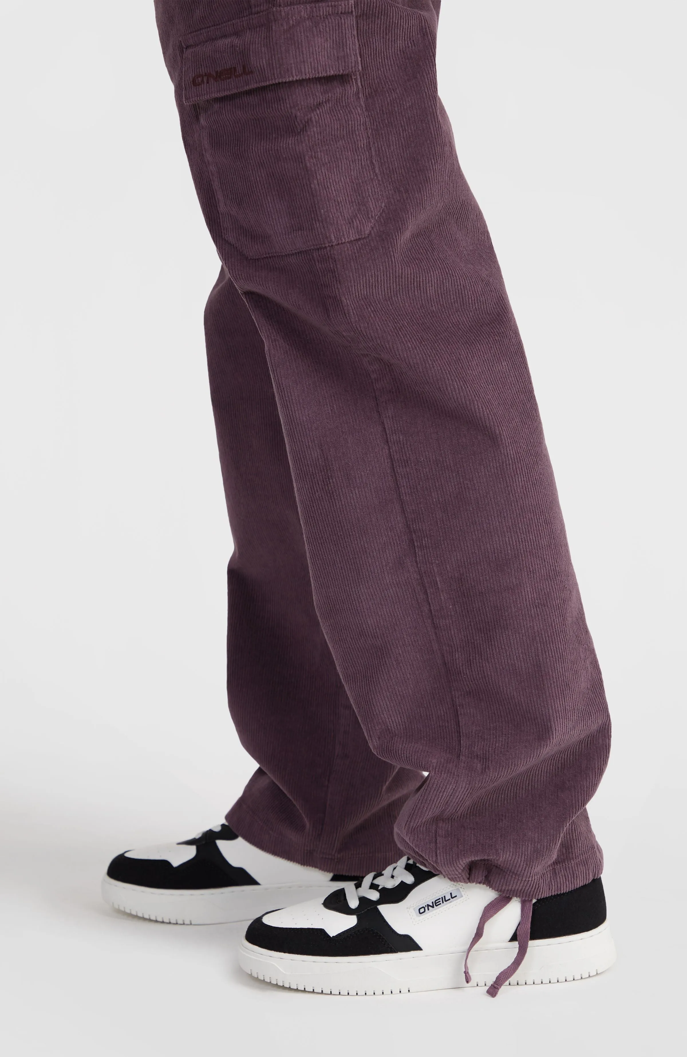 Surf Heroes Cord Cargo Pants | Mauve Miracle