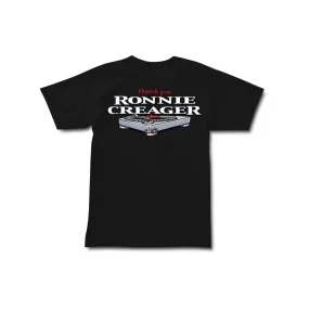 THANK YOU SKATEBOARDS X RONNIE CREAGER TURNTABLE T SHIRT BLACK