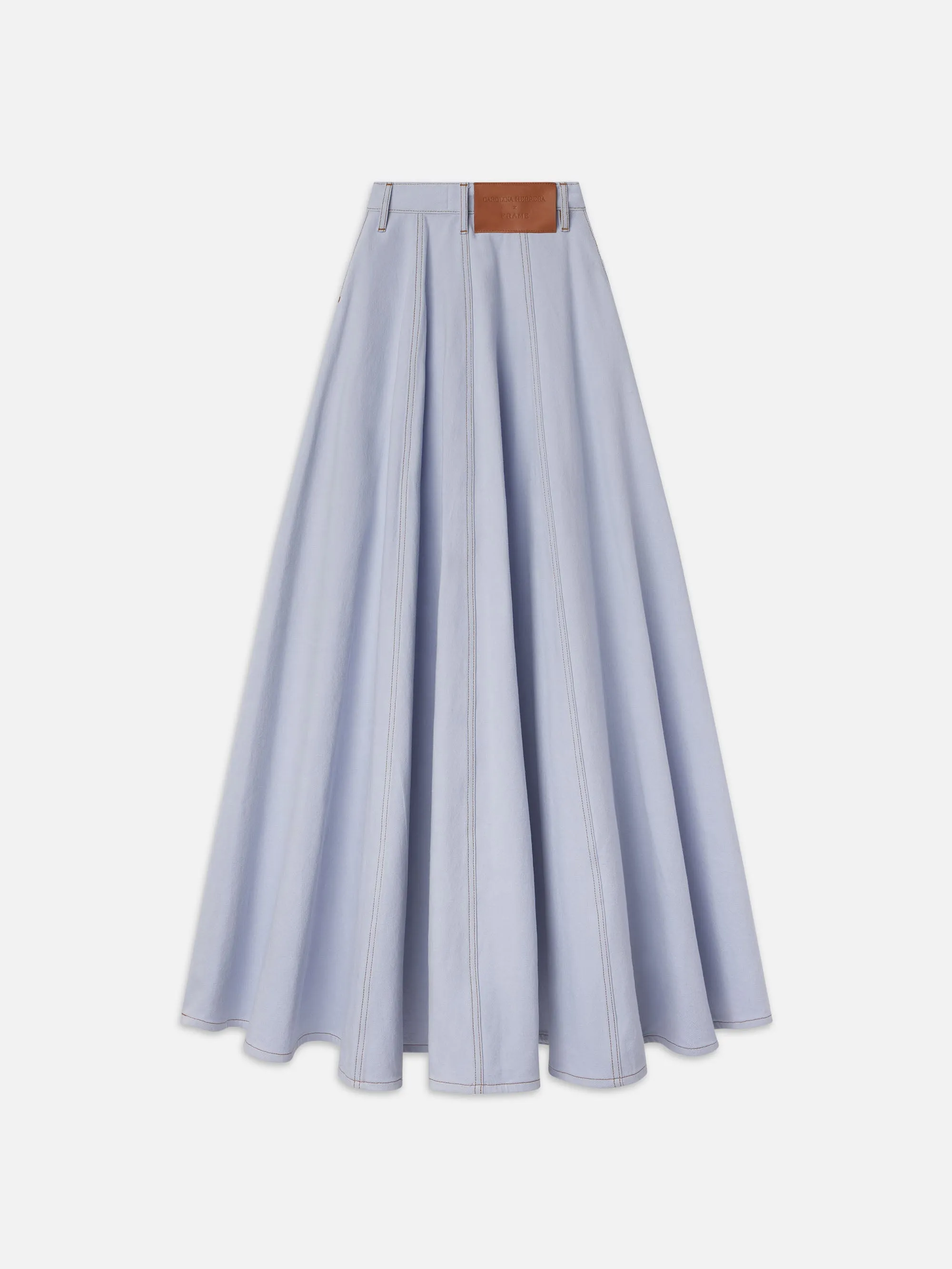 The Denim Ball Skirt -- Celeste