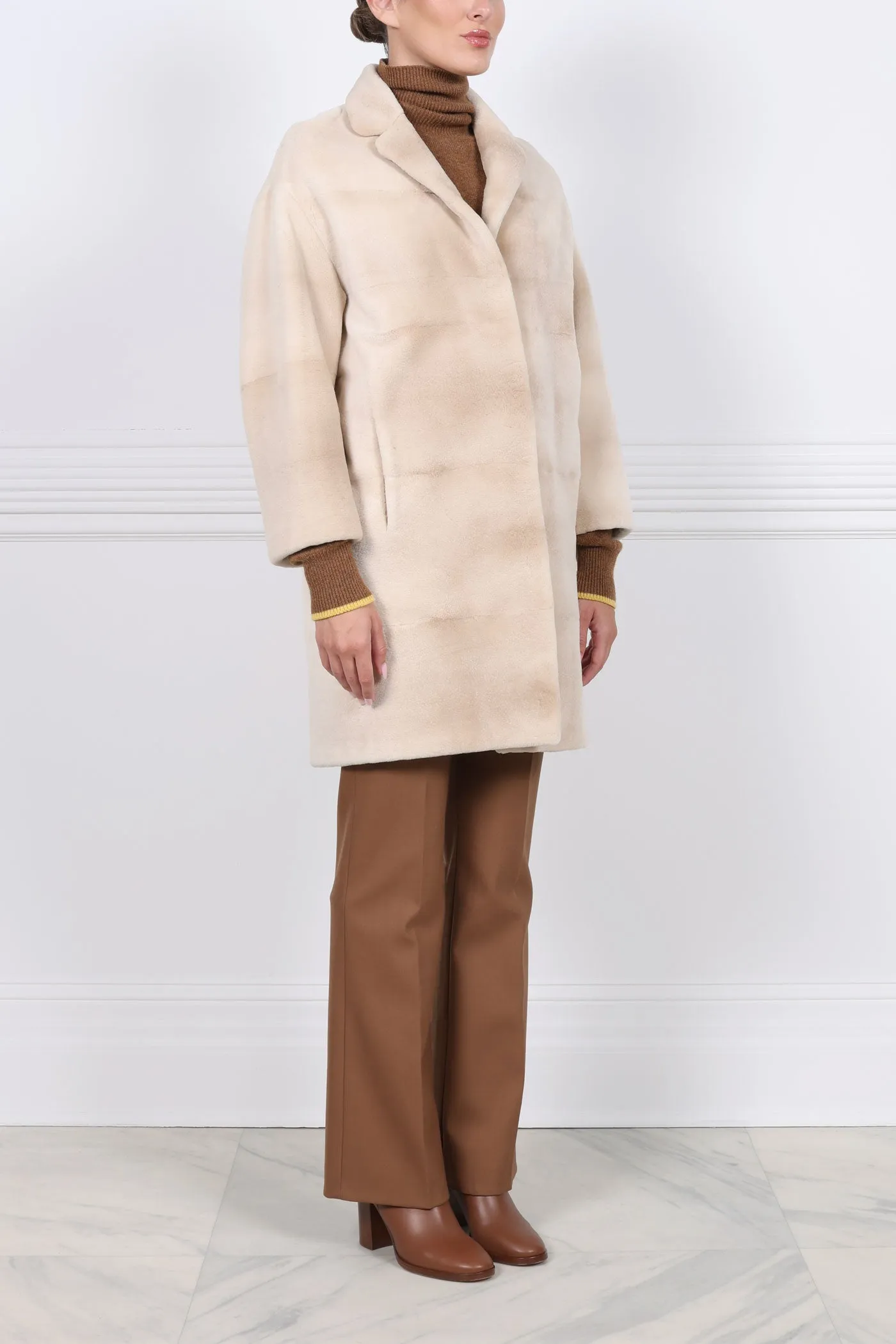 The Reign Sheared Mink Coat