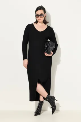 Ulla Popken Knit Dress in Black