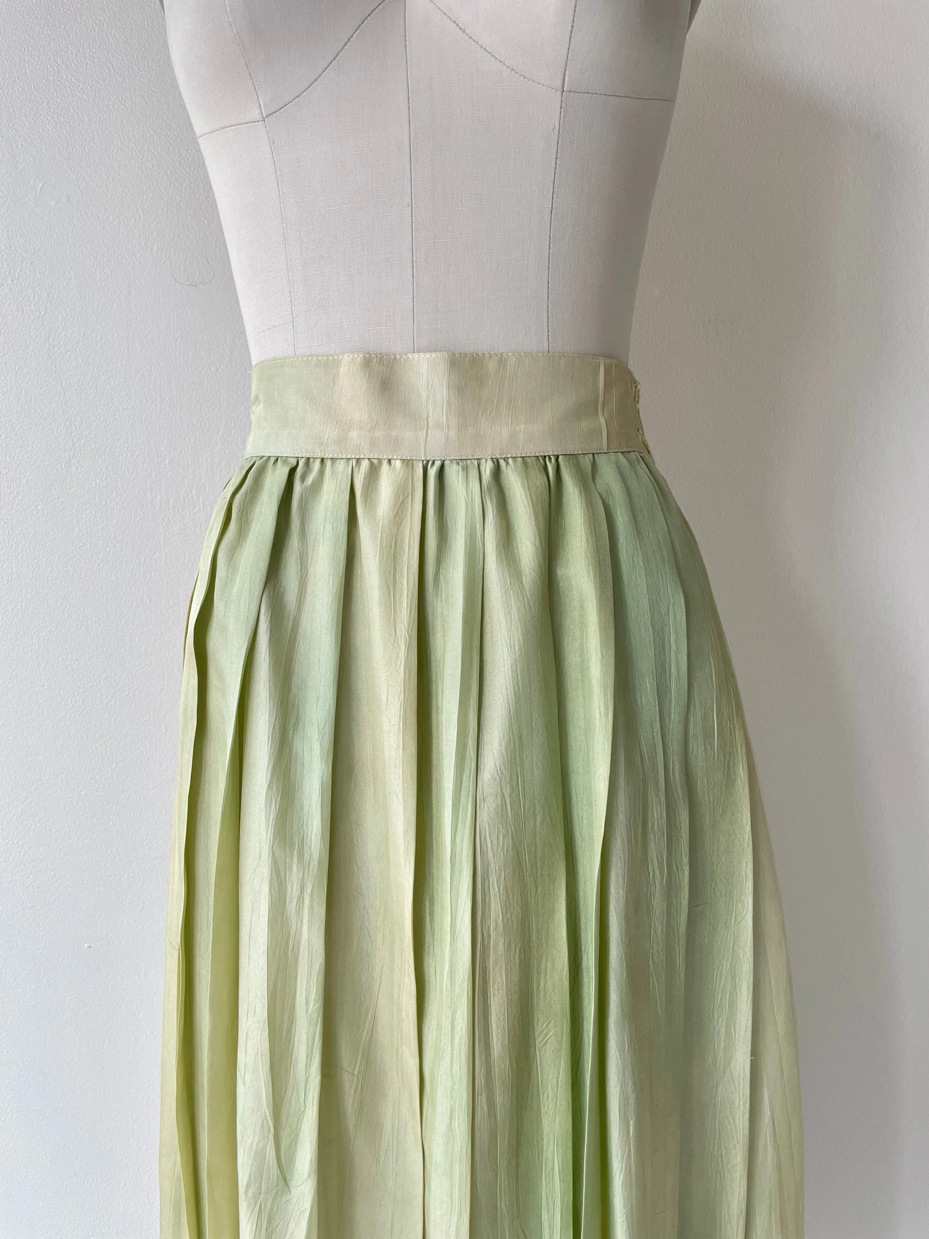 Umberto Ginocchiette Silk Skirt