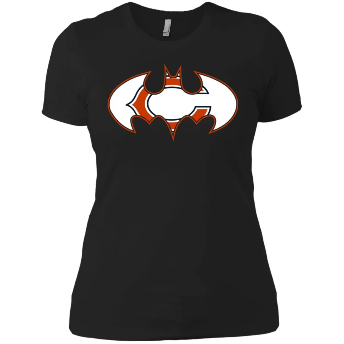 We Are The Chicago Bears Batman Nfl Mashup Women Cotton T-Shirt