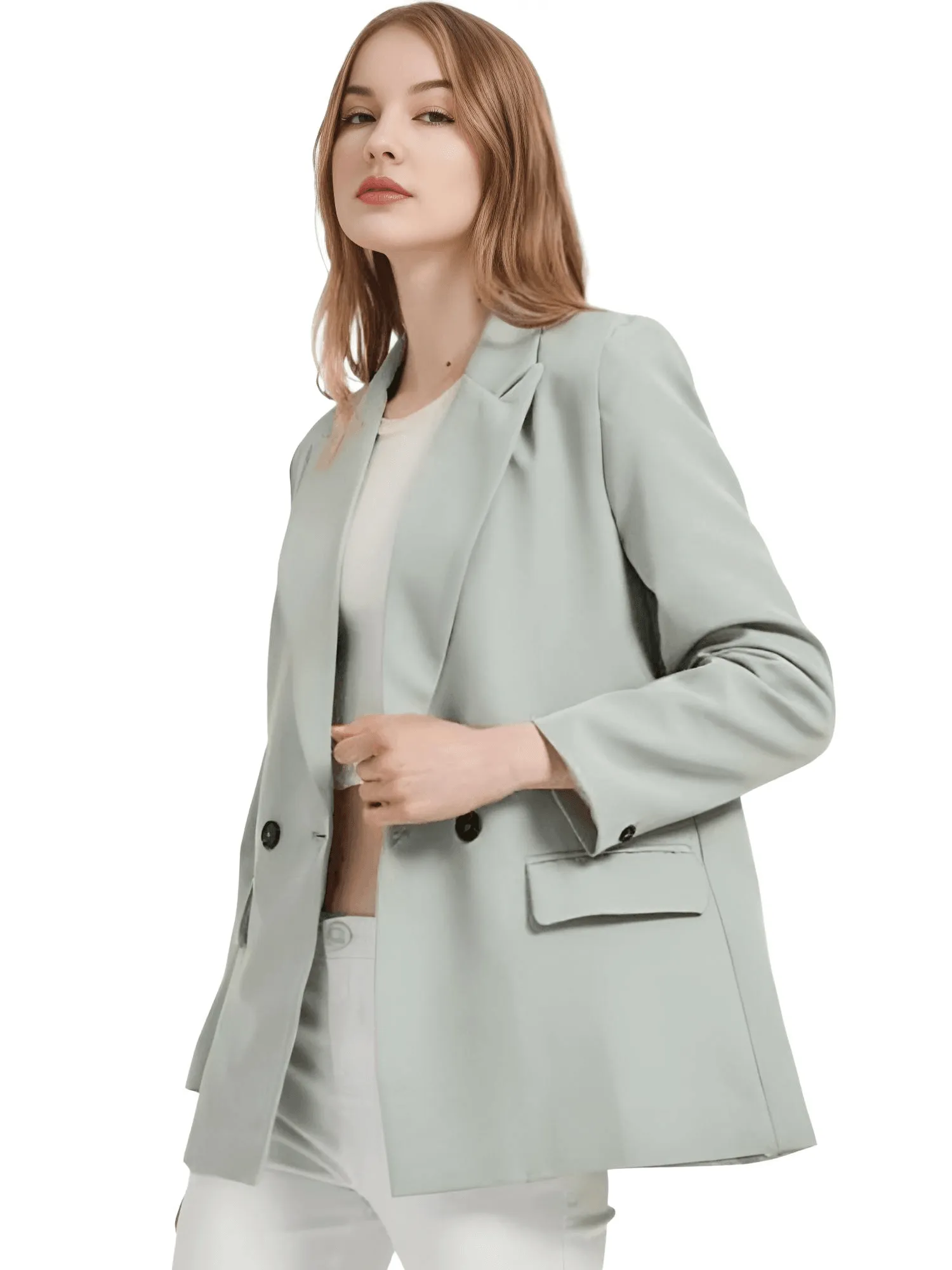 Women's Double Breasted Pocket Blazer