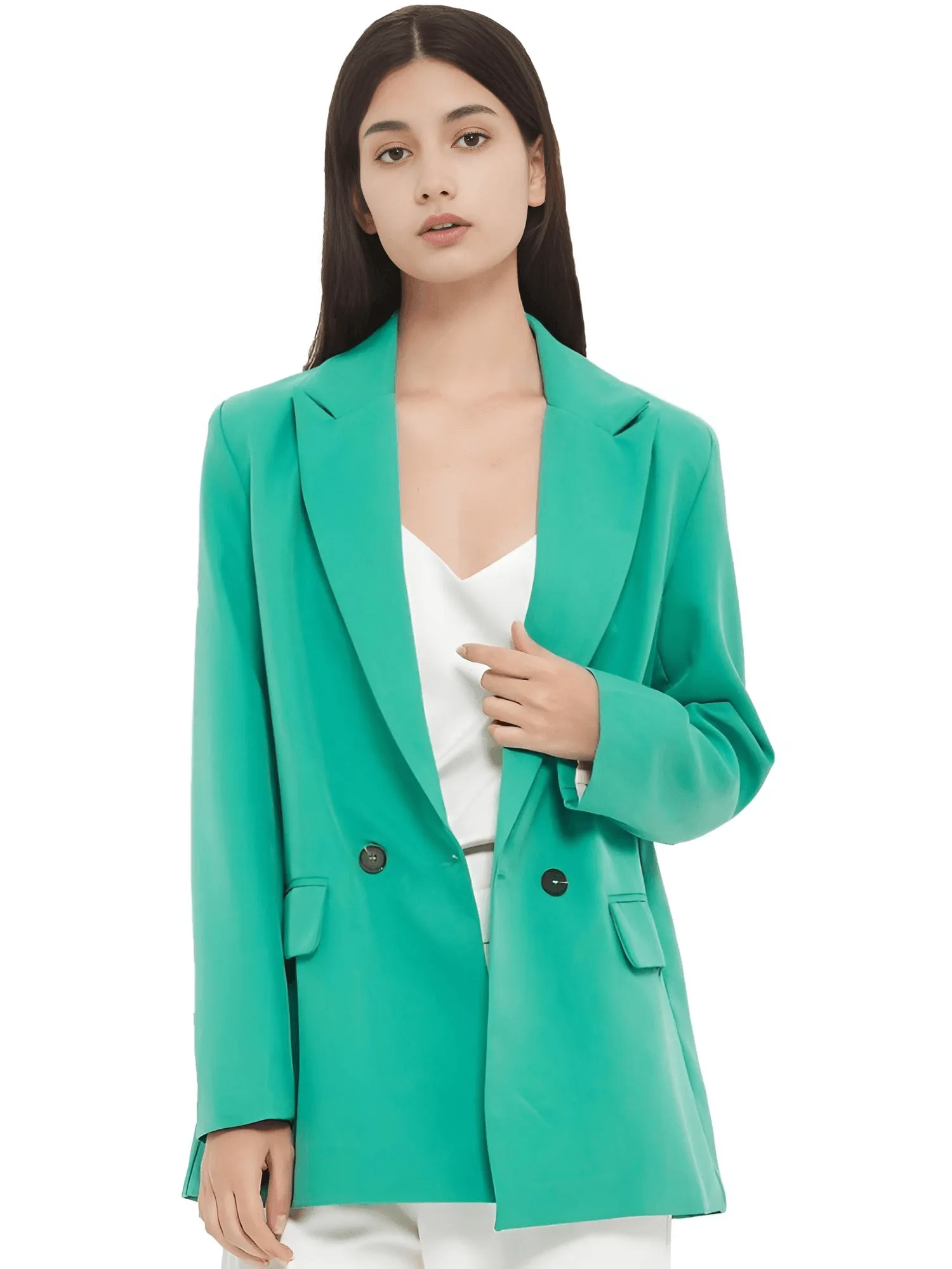 Women's Double Breasted Pocket Blazer