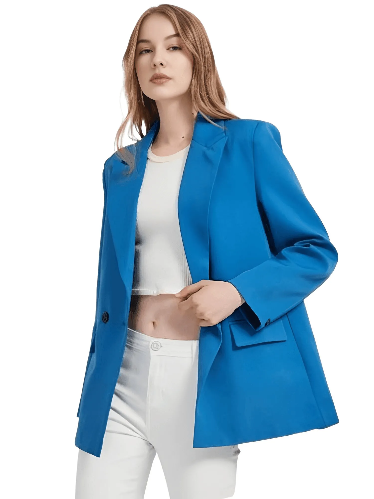 Women's Double Breasted Pocket Blazer