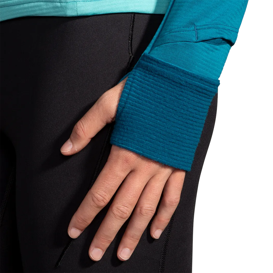 Women's Notch Thermal Hoodie 2.0 (438 - Aqua/Moroccan Blue)