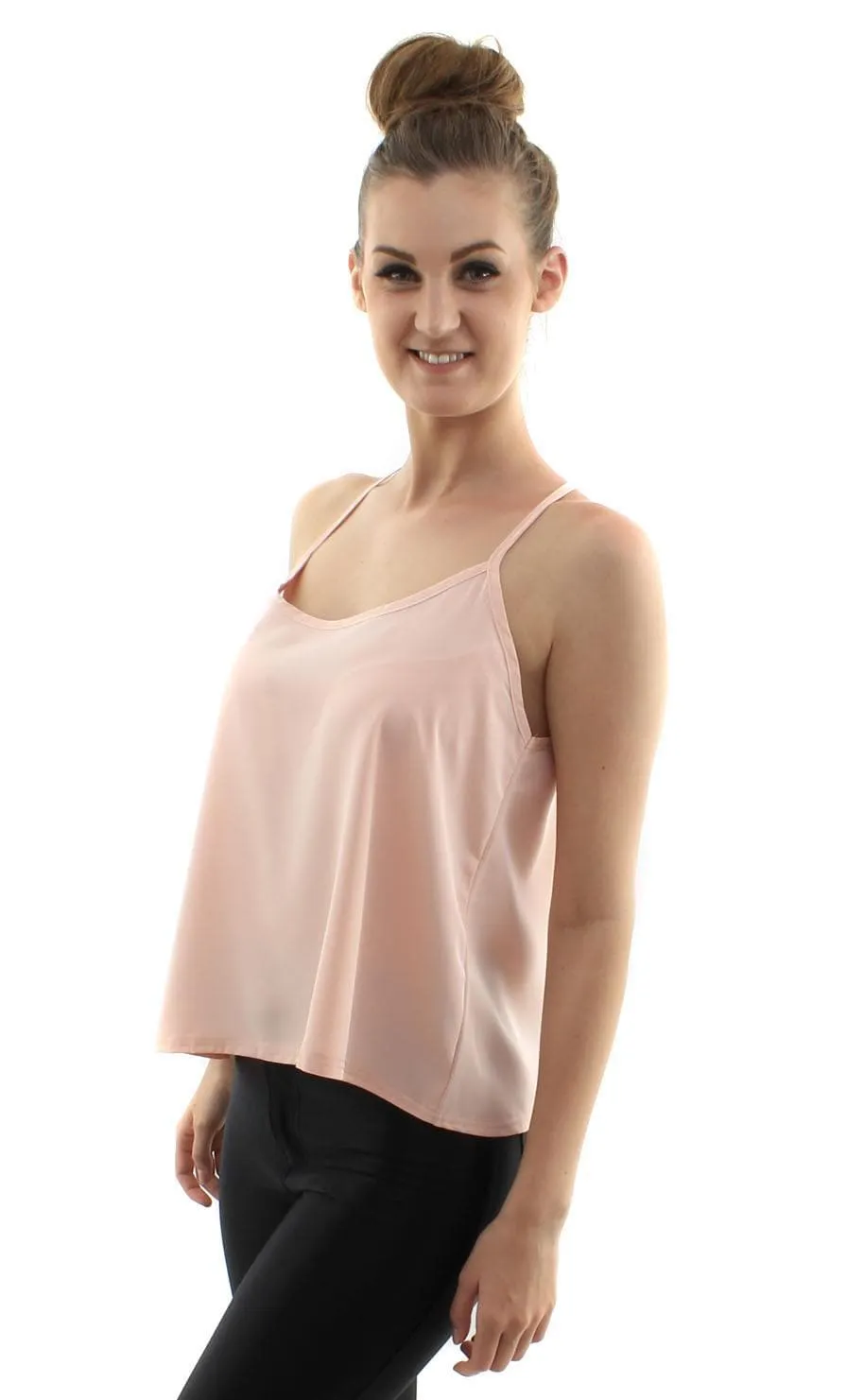 Womens Sleeveless Strappy Top