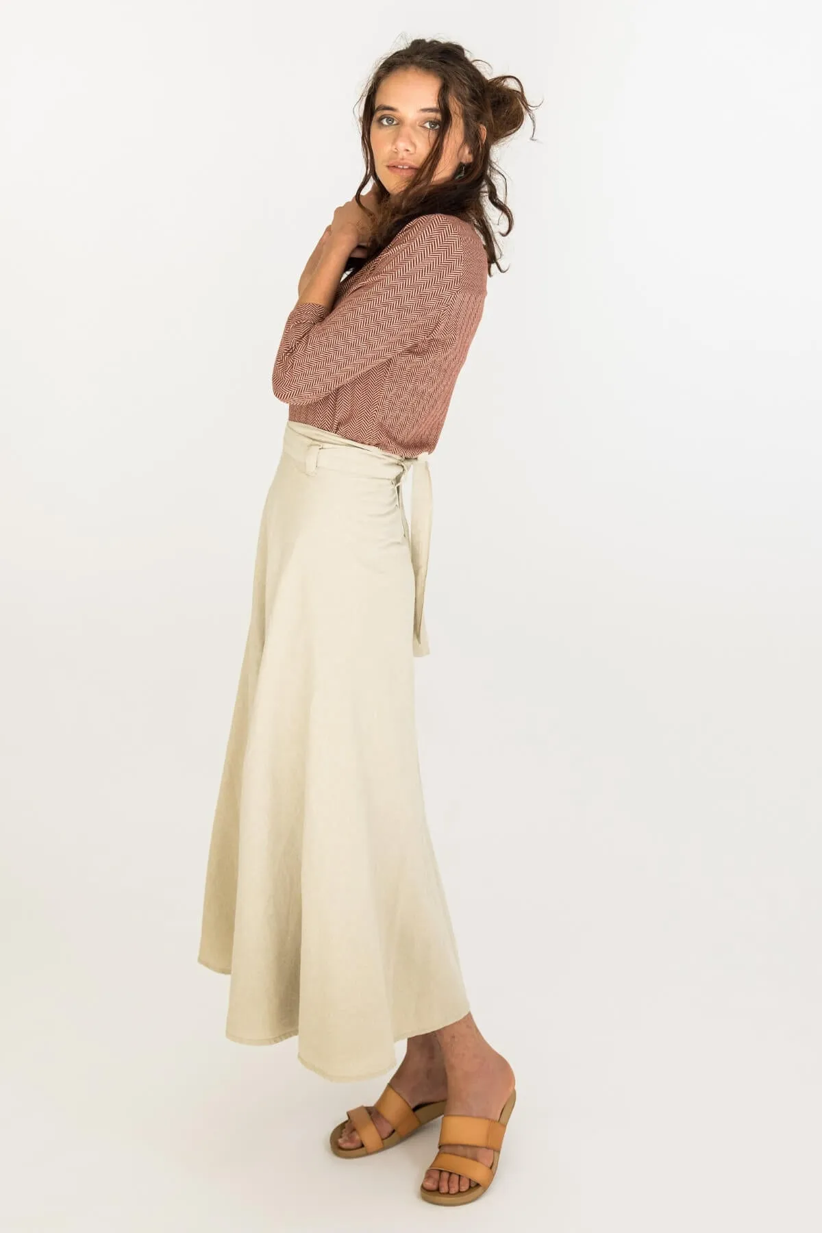 Wrap Skirt - Oatmeal