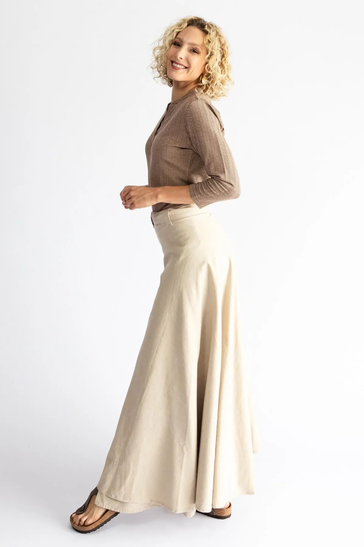 Wrap Skirt - Oatmeal