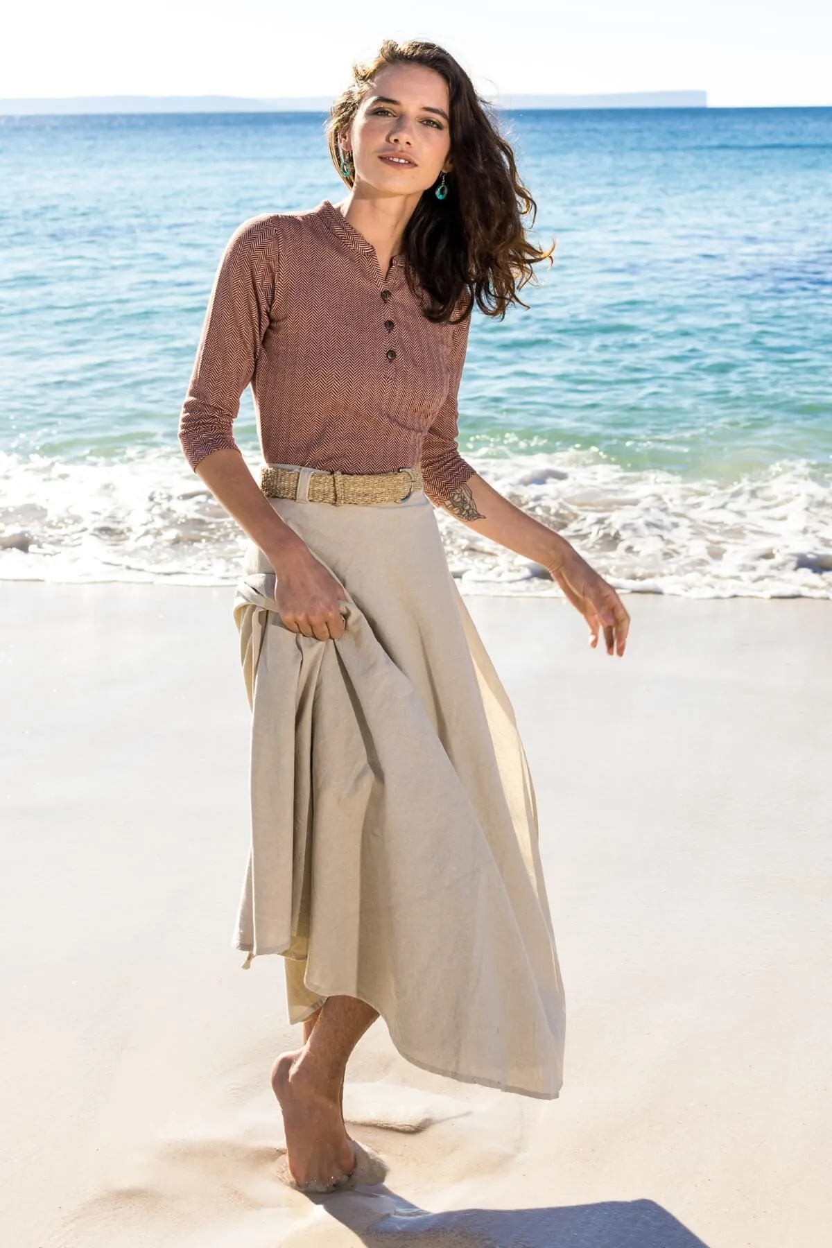 Wrap Skirt - Oatmeal